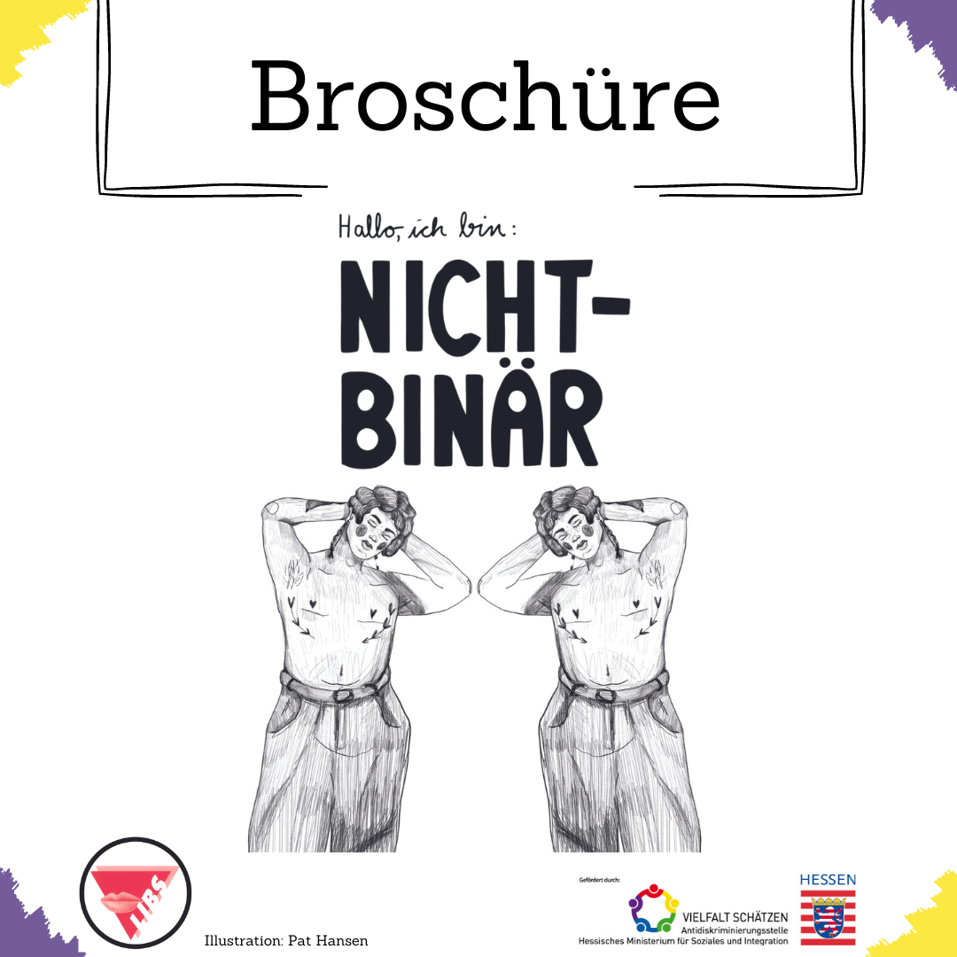 deckblatt broschuere nichtbinaer